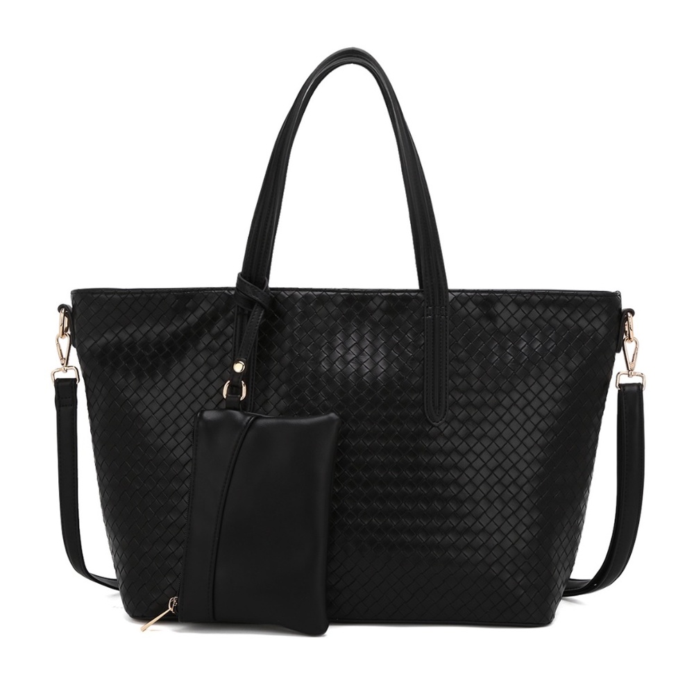 AngelBarcelo Shoulderbag Black w/ Matching Wallet